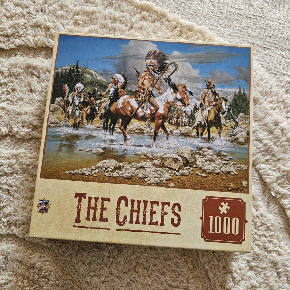 SOLD 'The Chiefs' 1000-Piece Puzzle. New.